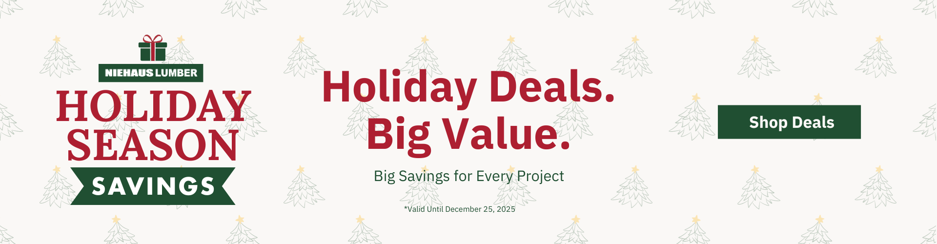 Holiday Savings